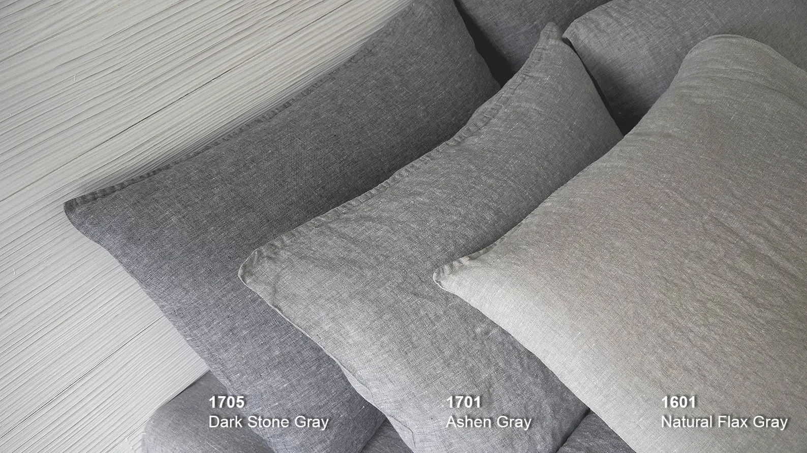 Linen Pillowcase Stone Washed Sham Pillow Case Cover Cushion Super Soft Standard Queen King Euro Pure Natural Organic Flax