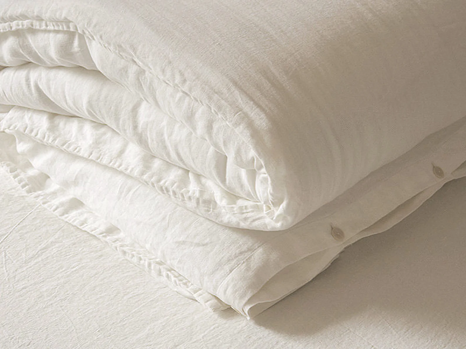 Linen Duvet Cover Stone Washed Super Soft Natural Organic 100% Stonewashed European Flax King Queen or 3pc Set
