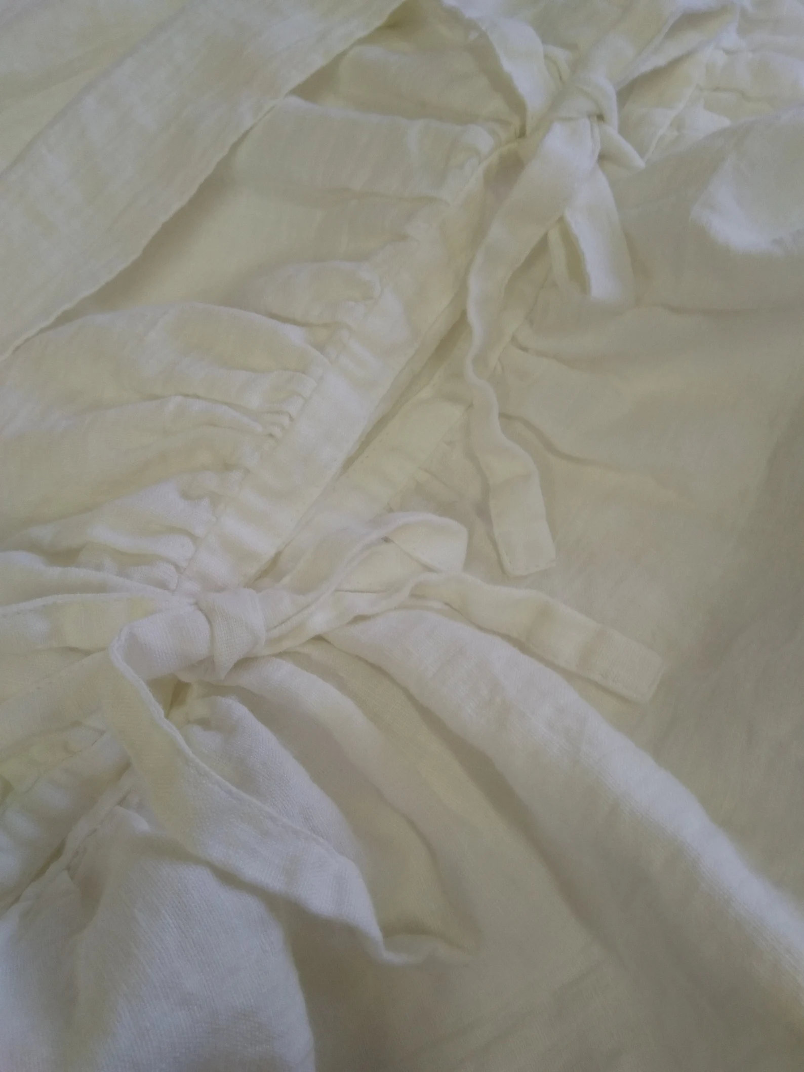 Linen Duvet Cover Stone Washed French Vintage Ruffle 100% Flax Super Soft Natural Organic or 3 pcs set
